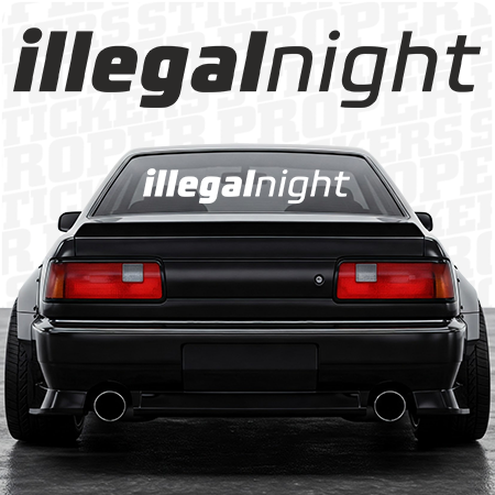 ILLEGAL NIGHT naklejka